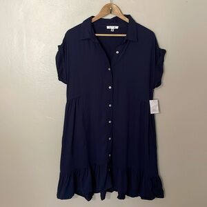 NWT Daily Thread Navy Dress. Size Large